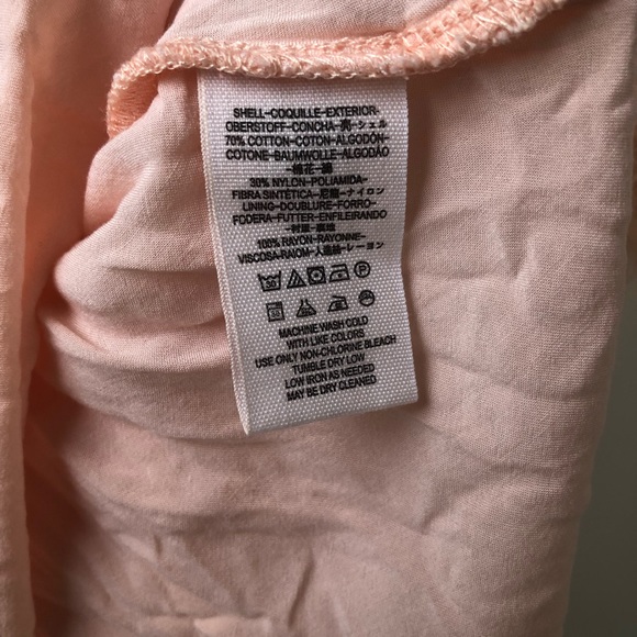 Free People peach lace mini dress - Picture 4 of 4